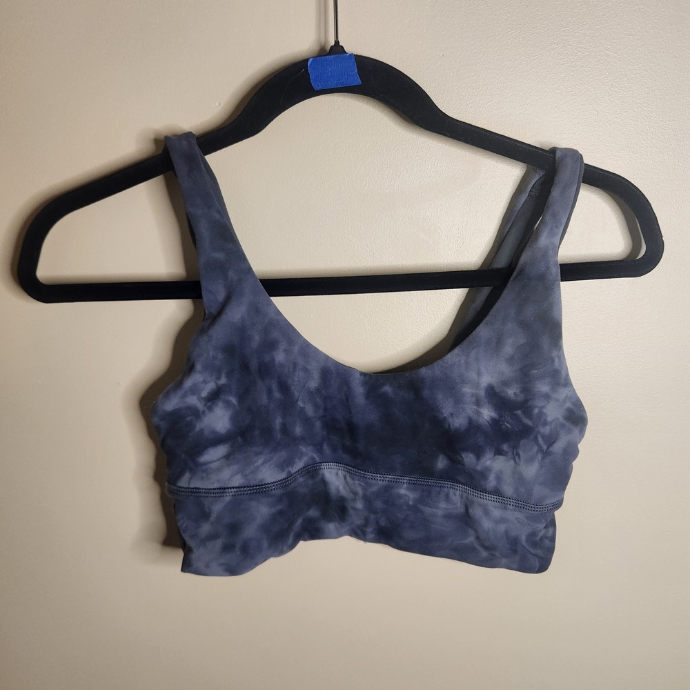 Lululemon Align Reversible Bra Size 6 Diamond Dye Graphite Grey